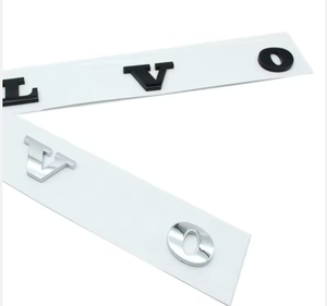 Adesivi Protettivi per Carrozzeria Auto con Logo Lettere Posteriori in ABS Spessore 0,5 Mil per <span class=keywords><strong>Volvo</strong></span> XC60 XC90 S80 S40 XC40 S60 V40 V50 V60 C30 - Product Image 2