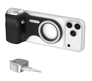 Magnetic Phone <strong>Camera</strong> Handle <strong>Grip</strong> with for Wireless Shutter Remote Aluminium Alloy 20m Range for - Product Image 1