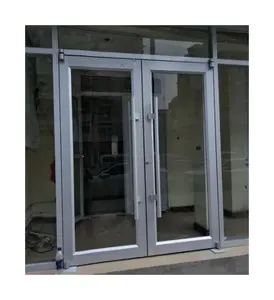 Звукоизоляция двери KFC ветрозащитные современные алюминиевые ворота для рынка