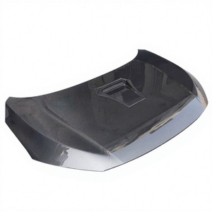 Cubierta de Capó de Motor de Fibra de Carbono Tipo TR para Honda Civic 10ª Gen Si Modelos 2016+ Incluye Tornillos - Product Image 1