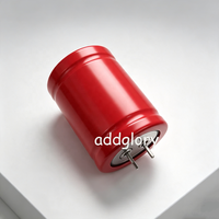 Condensateur électrolytique en aluminium à clipser Itel/cond série ACC 100V4700UF, coque rouge, filtre, alimentation, contrôle de refroidisseur, Italie