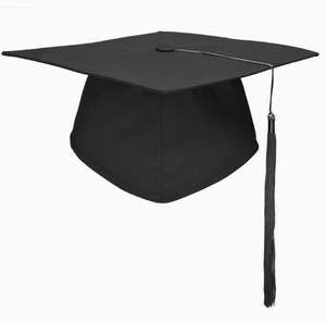 Chapeau de cérémonie pour adulte de 18 ans, imperméable, directement de l'usine, avec logo d'école imprimé, chapeau de bachelier pour diplômé universitaire, chapeau de docteur - Product Image 3