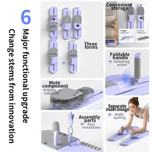 Planche de yoga et de <span class=keywords><strong>Pilates</strong></span> pliable multifonctionnelle, équipement de fitness, planche abdominale pour le corps entier - Product Image 5