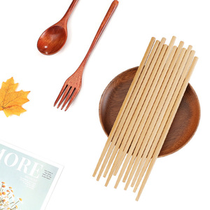 Palillos de bambú carbonizados, palillos para cocina comercial y uso doméstico, sin pintar y sin cera, 50 pares, para hot pot - Product Image 3