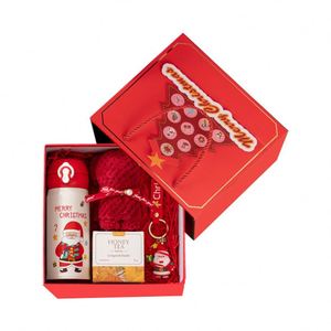 2024 Corporate <b>Gift</b> Box <b>Set</b> Cute Kids Women Christmas Keychain Candle <b>Gift</b> <b>Set</b> with Thermo Custom Logo Silk Screen Printing - Product Image 3