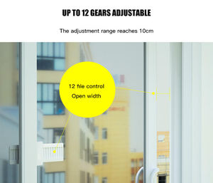 Keamanan bayi dapat diatur tali pembatas buka datar pelindung aluminium Aloi Push-Pull pintu geser kunci kabinet plastik ABS - Product Image 5