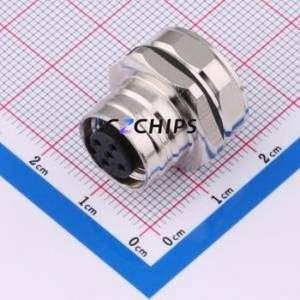 C12B-FSA-FM1-5SCUP-MX Circular (Cable) Connector Connector M12 5P Female Straight - Product Image 1