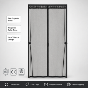 Zanzariera Magnetica per Porta per Tutte le Stagioni, Rete Anti-Insetti in Nylon per Patio, Portico e Casa con Misure Personalizzabili - Product Image 2