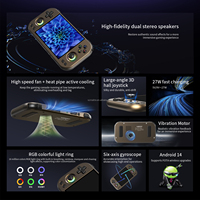 Nueva Consola de Juegos Portátil ANBERNIC RG477M con Sistema Android 14 y Linux, Pantalla Táctil de 4.7 Pulgadas, 12+256G+128G, Retro Arcade