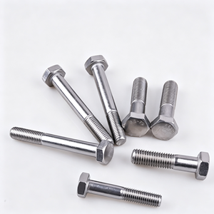 สลักเกลียวหัวหกเหลี่ยมสแตนเลสแบบมีเกลียวตามมาตรฐาน DIN 931-87 เมตริก - Product Image 3