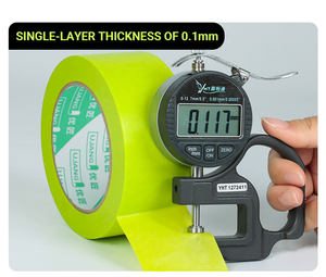 UJANG <strong>Green</strong> Color Washi Rice Paper Tape Uv 30 Days No Free Residue Waterproof Acrylic <strong>Glue</strong> Paint Automotive Masking Painter - Product Image 4