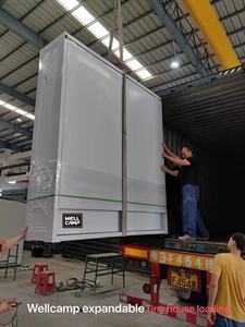 WELLCAMP Maison de campement extensible de 10 m, conception moderne éco-intelligente, bâtiment de bureau multifonctionnel, <span class=keywords><strong>abri</strong></span> prêt à l'emploi - Product Image 3