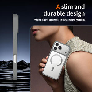 Высококачественный прозрачный магнитный чехол из ТПУ и поликарбоната для iPhone 17 Pro Max, 17 Air, 16 Pro (модель <span class=keywords><strong>2026</strong></span> года) - Product Image 5