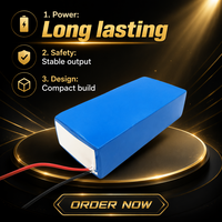 Batterie Li-ion Personnalisée 12v 24v 36v 48v 60v 72v 10ah 20ah 30ah 60ah 80ah Lithium pour Outils Électriques et Batterie de Vélo Électrique