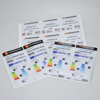 Échantillon Gratuit – Autocollant Personnalisé Durable en PET pour Impression Numérique, Marque Guodi, Étiquette Adhésive pour Pneu de Voiture