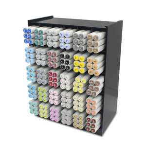 Plastic Holder High Quality Large Capacity Office Stationery Desk Organizer Marker Pen Rack