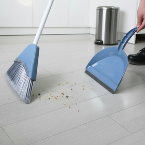 Ensemble balai et pelle de haute qualité, très vendu, avec tête de balai en PET à long manche pour le nettoyage domestique et le balayage - Product Image 1