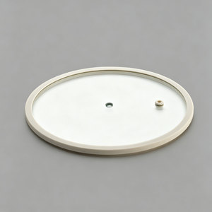 Tempered Glass <b>Lid</b> With Silicone Frame Round Cookware Cover For <b>Pots</b> And Pans - Product Image 3