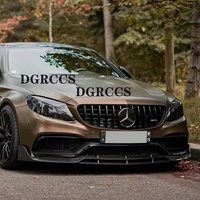 Pour mercedes-benz W205 C63 fibre de carbone lèvre avant pare-chocs avant pelle Kit d'accessoires