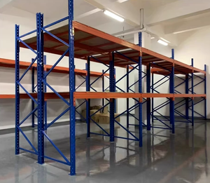 מדפי אחסון מודולריים כבדים למשטחים - מדפי מתכת ניתנים להתאמה אישית עם קיבולת עומס גבוהה מתכווננת - Product Image 1