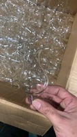 Linlang shanghai lanterne soufflée à la main cheminée en verre clair abat-jour avec installateur et renflement