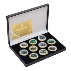 Colección de Monedas de Aleación de Zinc Chapadas en Oro del Desafío de las Diez Mejores Ríos Más Largos del Mundo al por Mayor - Product Image 4