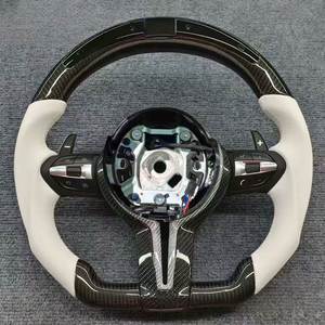 Volante de Fibra de Carbono Forjado Personalizado con LED para <span class=keywords><strong>BMW</strong></span> M3 M4 <span class=keywords><strong>M5</strong></span> F80 F82 E90 E91 X5 X6 F16 F10 F30 F32 F36 <span class=keywords><strong>F60</strong></span> 328i I8 G22 - Product Image 4