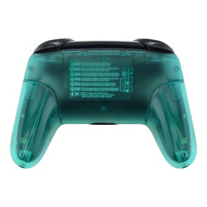 EXtremeRate Clear Pure Green Faceplate Backplate Handles DIY Replacement Full Housing Shell Cover for <b>Switch</b> Pro Controller - Product Image 5