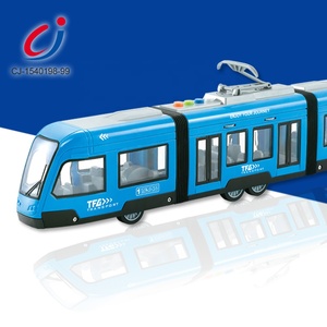 Chengji metropolitana giocattolo ad attrito 1:16 in plastica per bambini di alta qualità, veicolo ad attrito giocattolo con luce e musica - Product Image 5