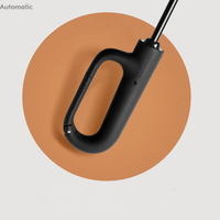 Parapluie pliant automatique à 10 baleines avec logo personnalisé, robuste, coupe-vent, avec boucle annulaire, protection solaire UV, vente en gros pour entreprises