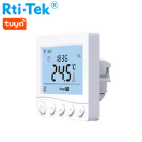 Termostato LCD Inteligente Programable con WiFi, Compatible con Tuya, para Sistema de Calefacción por Suelo Radiante Eléctrico, Compatible con Alexa y Google Home