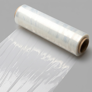 ฟิล์มยืดพันพาเลทใสชนิด LLDPE หนา 1.5 มิล ขนาด 500 มม. สำหรับงานอุตสาหกรรม ยึดเกาะดี ทนทานต่อการเจาะขาด แบบม้วน - Product Image 1