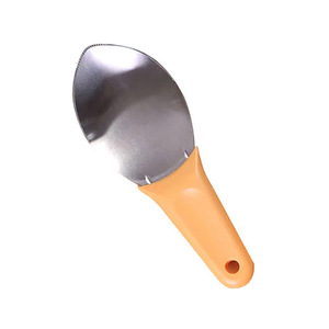 Mango Slicer Fruit Divider Tool Stainless Steel With Orange Handle For Easy Cubing And Serving Fresh Mango Pieces - Product Image 5