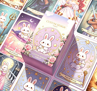 Jeu de tarot personnalisable de 78 cartes avec guide, conception de logo sur mesure, cartes d'affirmation Oracle – Cadeau éducatif et familial pour l'intérieur
