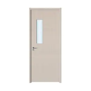 Modern Simple Style Customized Kindergarten Solid Wood Doors with Frames Fire Door