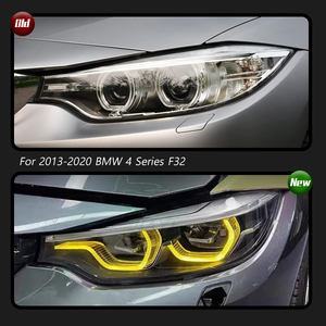 Coche TYPY para <span class=keywords><strong>BMW4</strong></span> Series F32 2013-2020, actualización de faro modificado a nuevo DRL, señal de giro dinámica, faro LED, accesorios para automóviles - Product Image 2