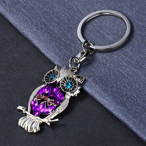 Llavero <span class=keywords><strong>con</strong></span> Letra Inicial del Alfabeto, Chapado en Oro y <span class=keywords><strong>con</strong></span> Pedrerí<span class=keywords><strong>a</strong></span>, para Mujer, Estilo Vintage, Regalo, Venta al Por Mayor - Product Image 5