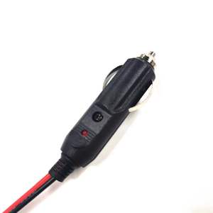 2x26AWG Mini encendedor de cigarrillos de coche Cable retráctil Extensión de carrete Cable de alimentación - Product Image 5