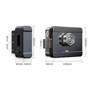 Security <b>Smart</b> Rim <b>Lock</b> Fingerprint Digital Door <b>Lock</b> Manufacturer Waterproof Outdoor Gate R5 High Security Cylinder <b>Lock</b> R5 - Product Image 4