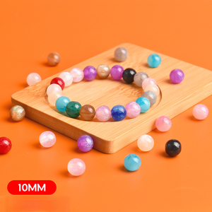 KI quyu – bracelet en résine perlée, nouvelle couleur automne, accessoire DIY, matériau 10mm - Product Image 1