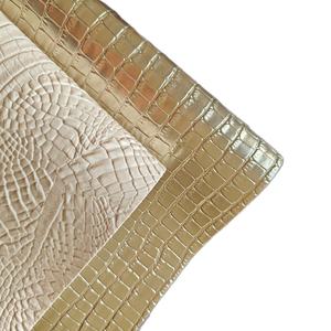 Tela de Cuero Sintético con Patrón de Cocodrilo Repujado, Impermeable, Resistente al Desgaste, Decorativa para Bolsos, Zapatos y Otros Usos - Product Image 5