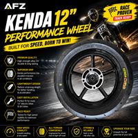 Nuevo juego de llantas todoterreno Kenda Curve de 12 pulgadas para motocicletas eléctricas Tuttio/Yozma, piezas de reacondicionamiento/actualización, listo para enviar