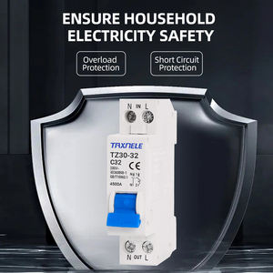 Mini disyuntor MCB TZ30-32 <span class=keywords><strong>DPN</strong></span> 1P + N, interruptor de aire doméstico en miniatura, montaje de carril Din, 6A, 10A, 16A, 20A, 25A, 32A - Product Image 2