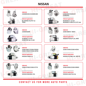 Démarreur automobile 23300-BC20B/23300BC20B Moteur Générateur Démarreur pour <span class=keywords><strong>Nissan</strong></span> JUKE <span class=keywords><strong>MICRA</strong></span> NV200 - Product Image 6