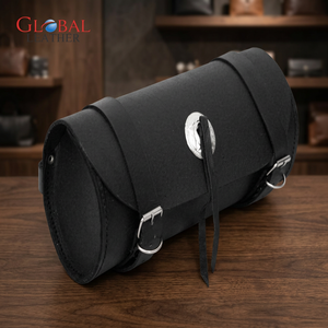 GLOBAL LEATHER Vintage Style Motorcycle Leather Saddle Bag Genuine Leather Material Waterproof High Quality Quick Dry Breathable - Product Image 2