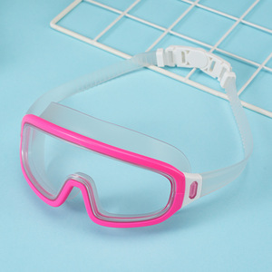 Asy Adult <b>Large</b> <b>Frame</b> Anti Fog Swimming Goggles Transparent Waterproof Wide Vision For Men And Women - Product Image 3