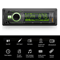 Vente d'usine, autoradio 1 Din, charge rapide, audio BT FM, 2 USB, 4 RCA, lecteur MP3 multifonctionnel pour voiture