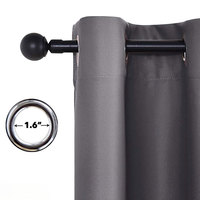 Rideau Thermique de Gros, Rideau de Porte Occultant Anti-Froid, Rideau de Fenêtre Opaque à Œillets pour Salon et Chambre à Coucher
