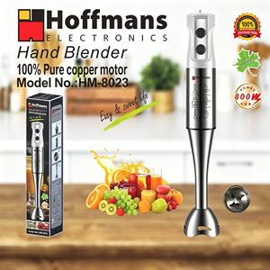 Batidora de Mano Profesional Hoffmans de 800W con Carcasa Completamente de Acero Inoxidable y Interruptor de 2 Velocidades para Procesamiento de Alimentos de Alta Resistencia - Product Image 2