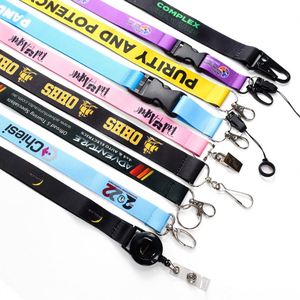 New Product Ideas 2025 Giveaways <b>Black</b> Printed Crossbody Motorbike Accessories Lanyard - Product Image 1